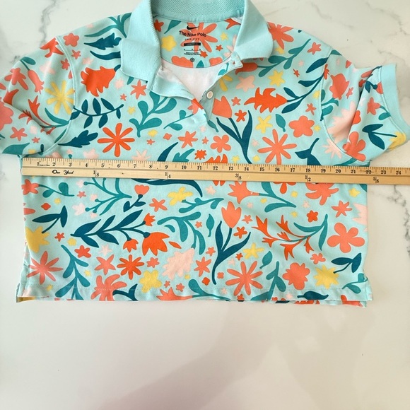 Nike Polo Dri-Fit Women's Crop Golf short- Multicolor Medium - Picture 3 of 7